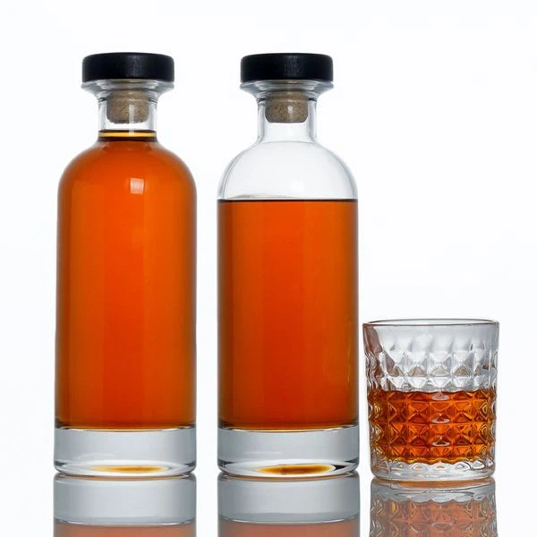 Wholesale Super Flint Whisky Glass Bottle Factory Sale