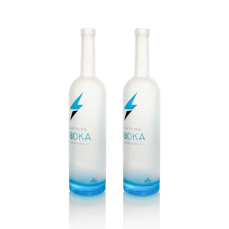 750ml Frosted Bottle With Screen Printing factory